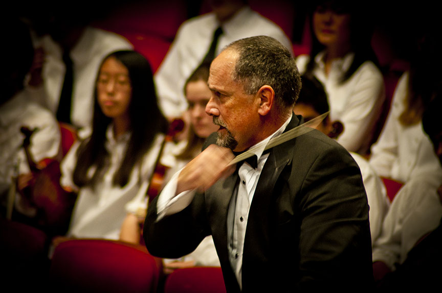 John conducting all state band